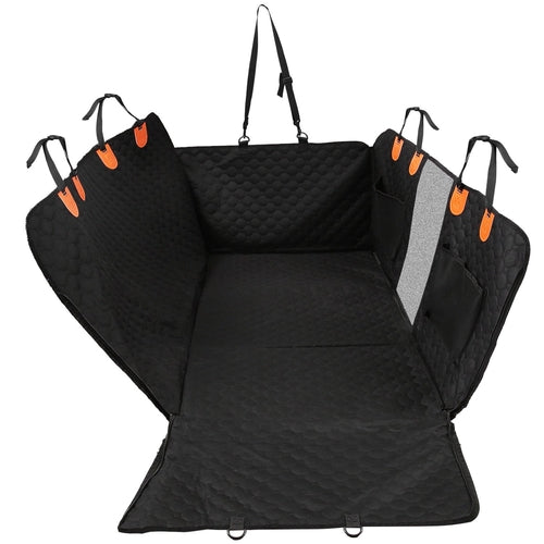 Drivaro Dog Car Seat Cover & Hammock with Mesh Window