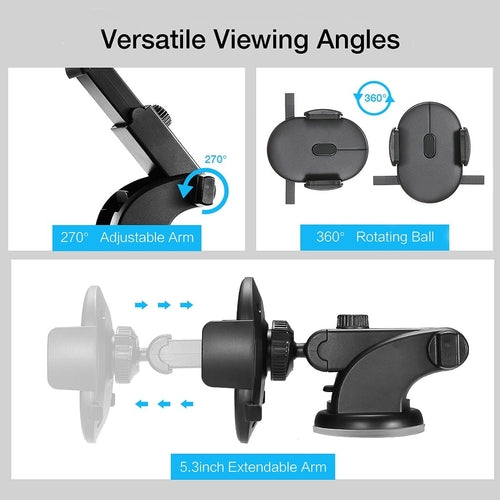 Drivaro 2-Pack Adjustable Car Phone Holder
