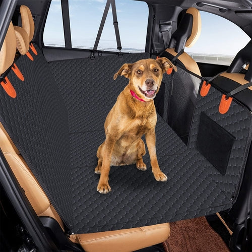 Drivaro Dog Car Seat Cover & Hammock with Mesh Window