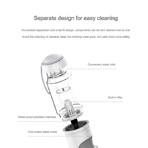Drivaro Portable Pet Travel Water Bottle - 330ml