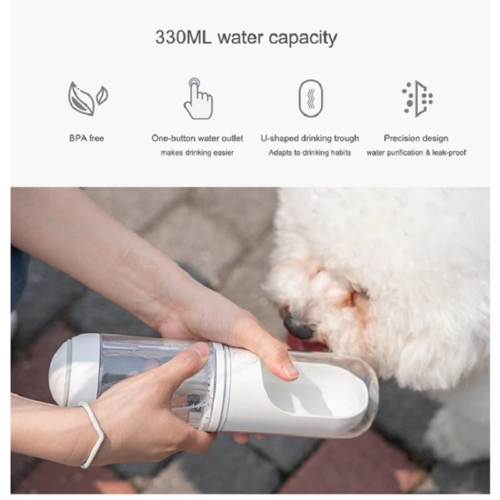 Drivaro Portable Pet Travel Water Bottle - 330ml