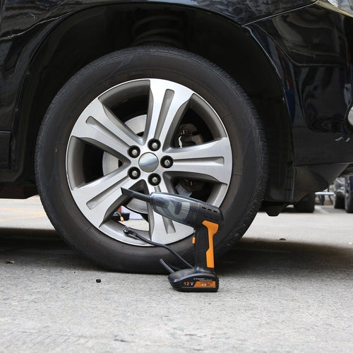 Drivaro 4 In 1 Cordless Car Vacuum and Tire Inflator with LED Light